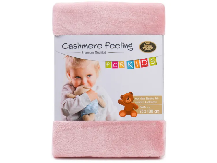 Kinder- und Baby-Kuscheldecke, Cashmere Feeling