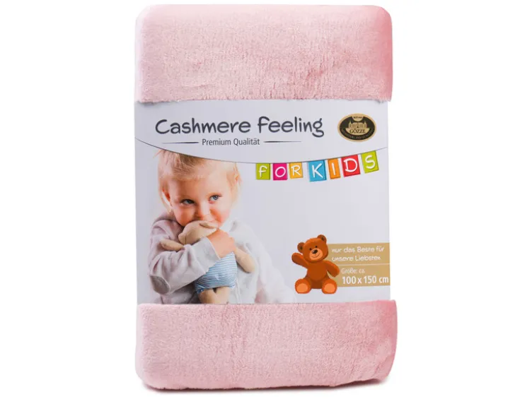 Kinder- und Baby-Kuscheldecke, Cashmere Feeling