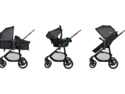 Kinderwagen »Haze Trio« 3in1, kompakt und einfach faltbar
