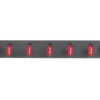 Klebleiste mit 5 Haken