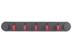 Klebleiste mit 5 Haken