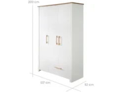 Kleiderschrank »Ava«, 3-türig