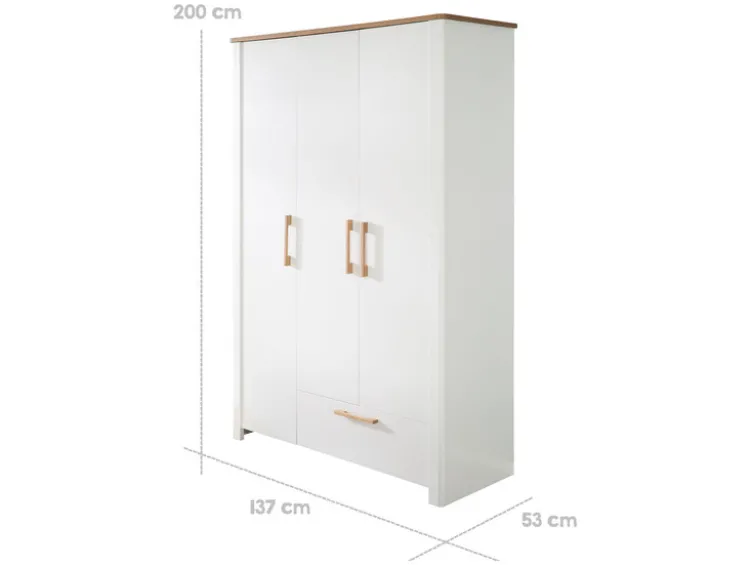 Kleiderschrank »Ava«, 3-türig