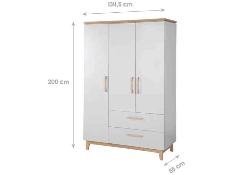Kleiderschrank »Caro«, 3-türig