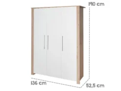 Kleiderschrank »Malo«, 3-türig