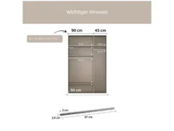 Kleiderstange für Kleiderschränke der Marke Rauch Orange