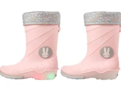 Kleinkinder Regenstiefel mit Licht und Warmfutter