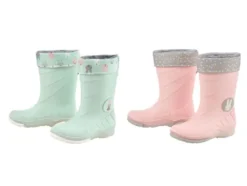 Kleinkinder Regenstiefel mit Licht und Warmfutter
