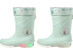 Kleinkinder Regenstiefel mit Licht und Warmfutter