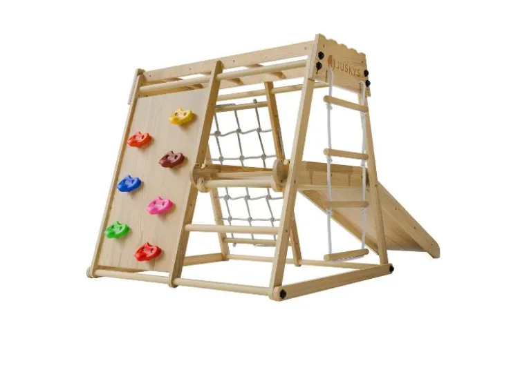 Klettergerüst für Kinder mit Rutsche