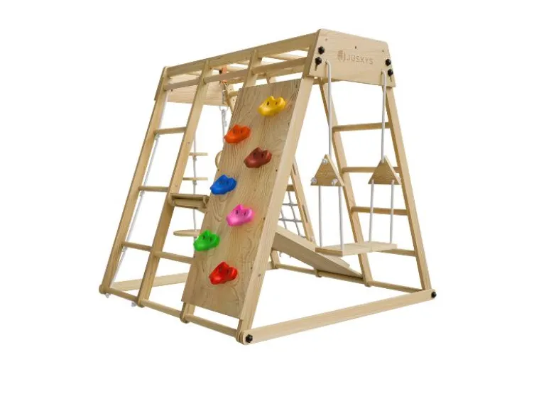 Klettergerüst für Kinder mit Rutsche