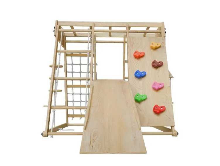 Klettergerüst für Kinder mit Rutsche