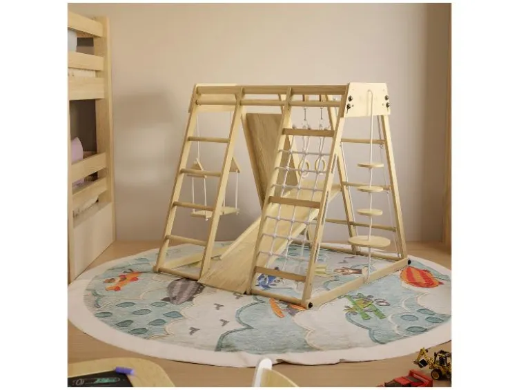 Klettergerüst für Kinder mit Rutsche