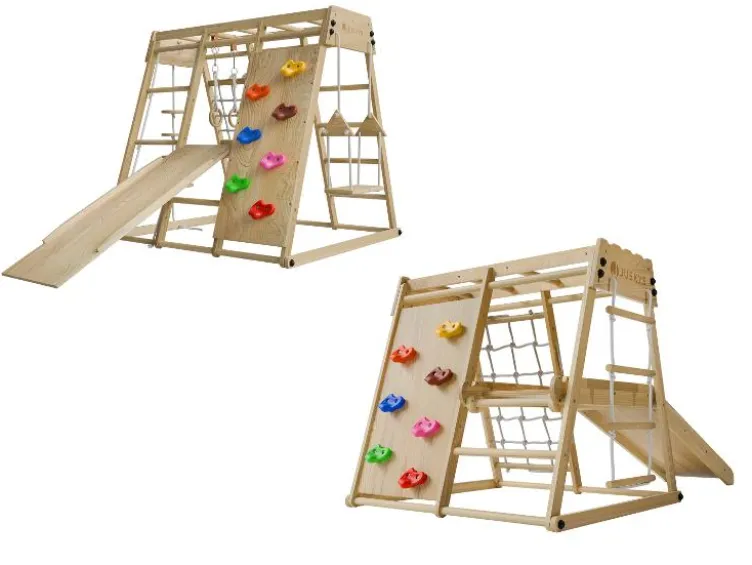 Klettergerüst für Kinder mit Rutsche
