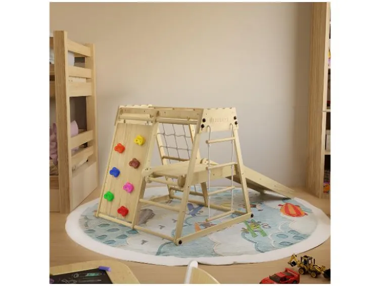 Klettergerüst für Kinder mit Rutsche