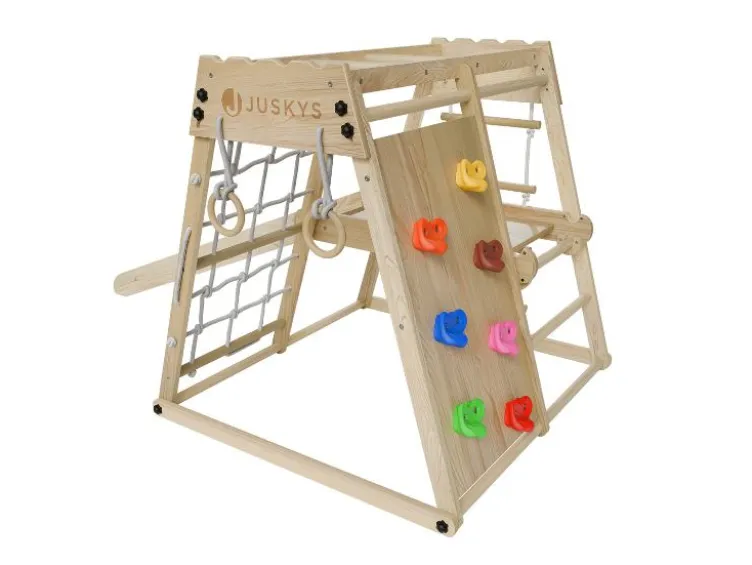 Klettergerüst für Kinder mit Rutsche