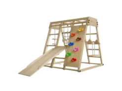Klettergerüst für Kinder mit Rutsche