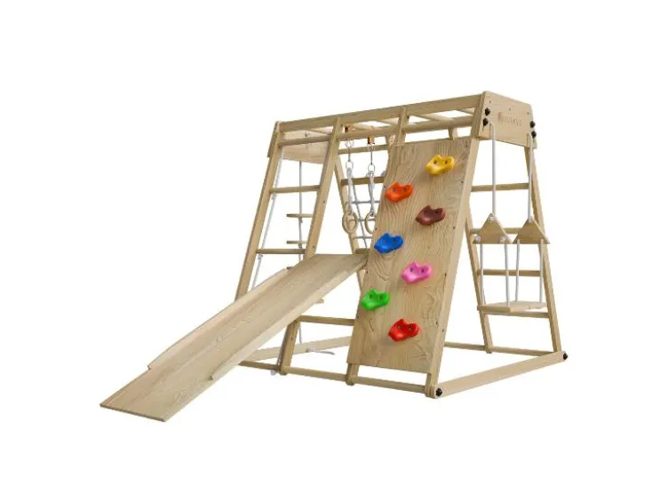 Klettergerüst für Kinder mit Rutsche