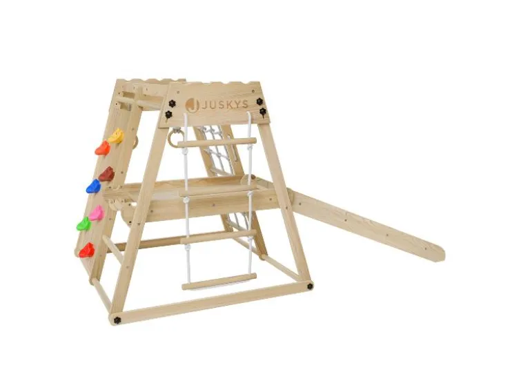 Klettergerüst für Kinder mit Rutsche