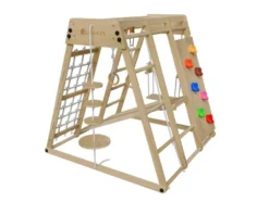 Klettergerüst für Kinder mit Rutsche