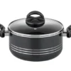 Kochtopf-Set Milano Nero, 15-teilig, Aluminium