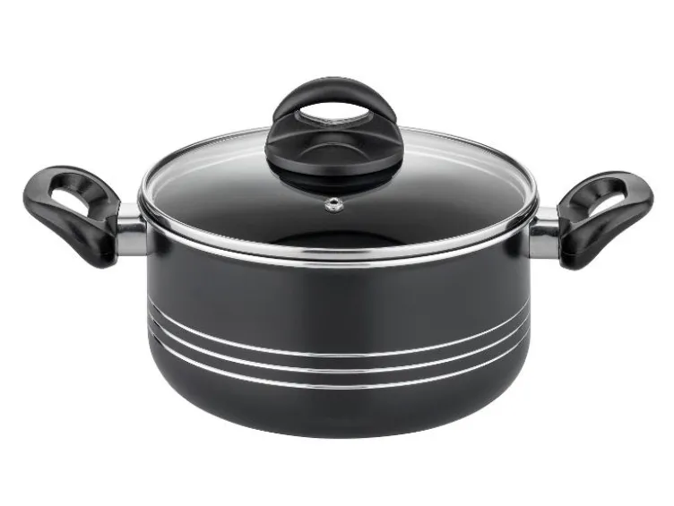 Kochtopf-Set Milano Nero, 15-teilig, Aluminium
