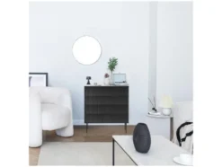 Kommode KARBY 4 Schubladen Schwarz