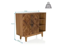 Kommode SANTJAGO WOOD massiv Braun