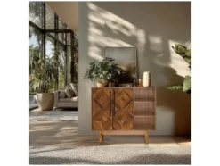 Kommode SANTJAGO WOOD massiv Braun