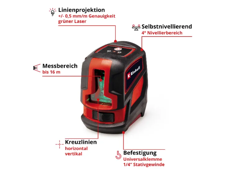 Kreuzlinienlaser »TC-LL 2 G«