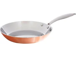 Kupferpfanne, Ø 24 cm, Edelstahl mit Kupferschicht