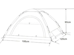 Kuppelzelt, »Easy Set-Up«, 2 Personen