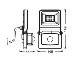 LED-Außenstrahler »Endura Flood Sensor«, mit Bewegungsmelder