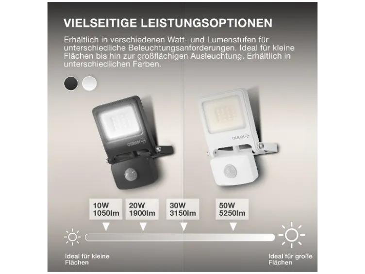 LED-Außenstrahler »Endura Flood Sensor«, mit Bewegungsmelder