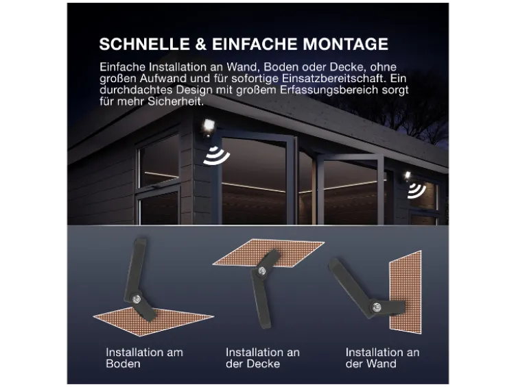 LED-Außenstrahler »Endura Flood Sensor«, mit Bewegungsmelder