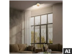 LED Deckenleuchte mit Eckprofil