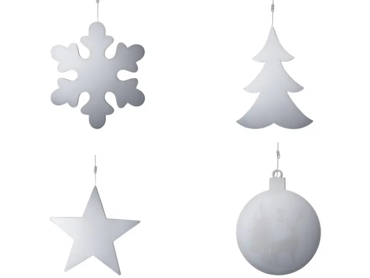 LED-Dekoration mit weihnachtsmotiv