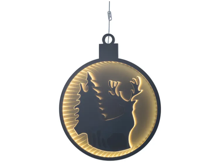 LED-Dekoration mit weihnachtsmotiv