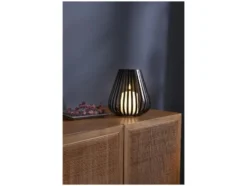 LED-Kerzenlaterne mit Flackereffekt