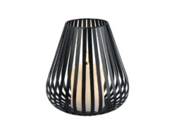LED-Kerzenlaterne mit Flackereffekt