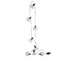 LED-Lichterkette, 8 Lampenschirmen