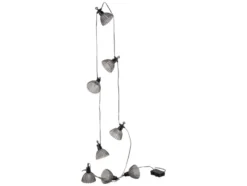 LED-Lichterkette, 8 Lampenschirmen