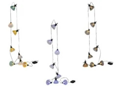 LED-Lichterkette, 8 Lampenschirmen