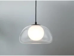 LED-Pendelleuchte, Lampenschirm aus hochwertigem Glas