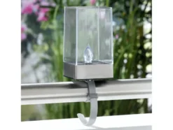 LED-Solarfackel, mit realistischem Flackereffekt