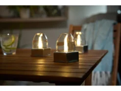 LED Solarleuchten / Tischleuchten, 3 Stück