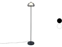 LED-Stehleuchte, Lampenschirm aus hochwertigem Glas