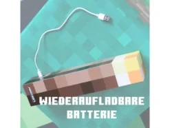 LED Tischlampe / Fackel, mit Wandhalterung
