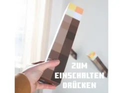 LED Tischlampe / Fackel, mit Wandhalterung