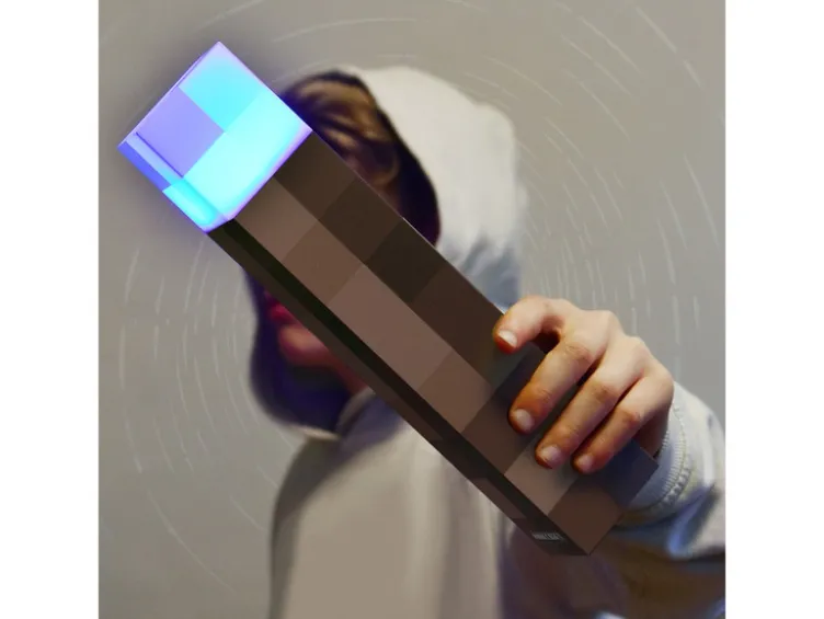 LED Tischlampe / Fackel, mit Wandhalterung